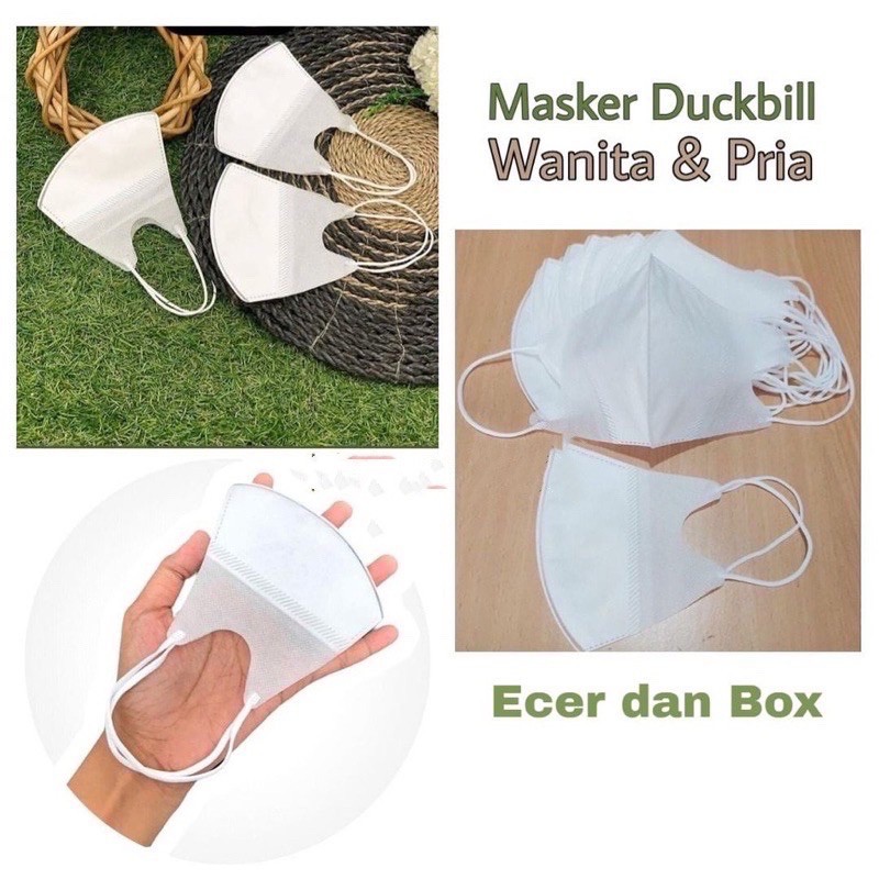 Masker Earloop DUCKBILL 3Ply Dewasa Face Mask