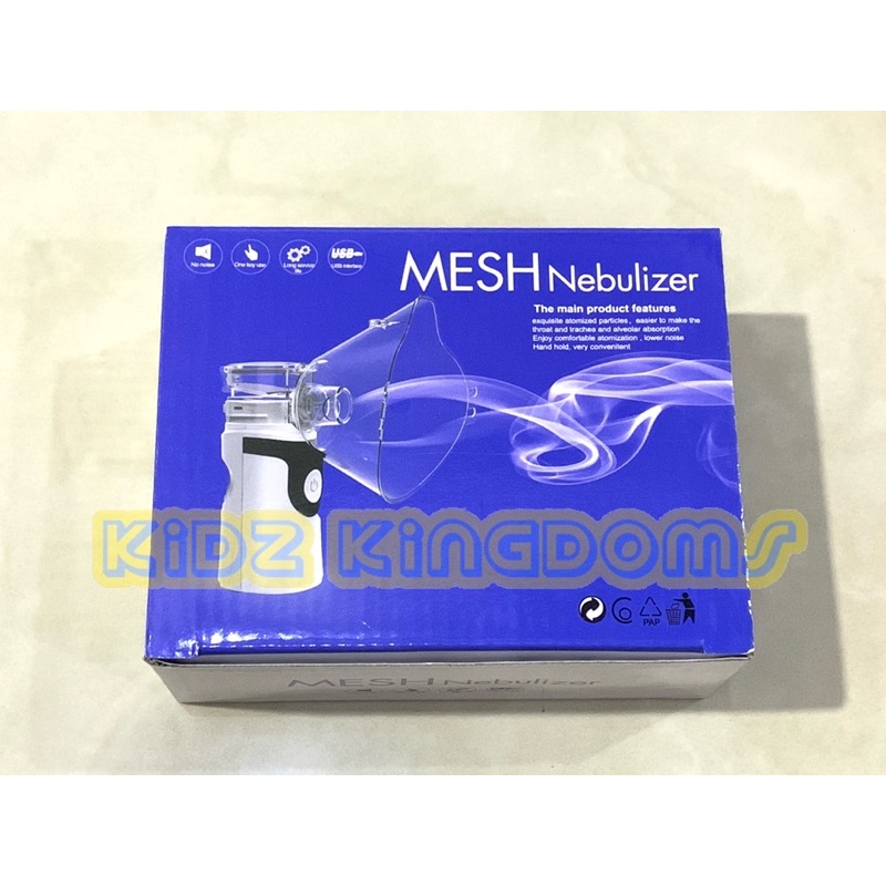 Portable Mesh Nebulizer Alat Uap Penafasan Asma Inhalasi