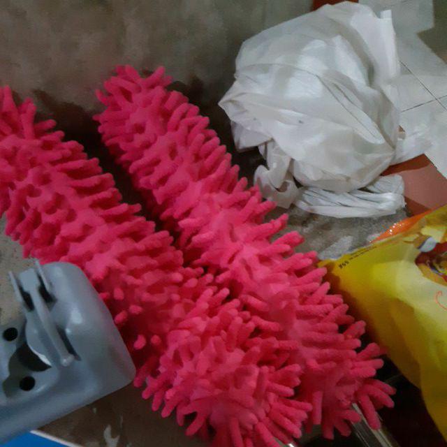 Microfiber Adjustable Panjang Pendek Pembersih Debu Max 1 Meter