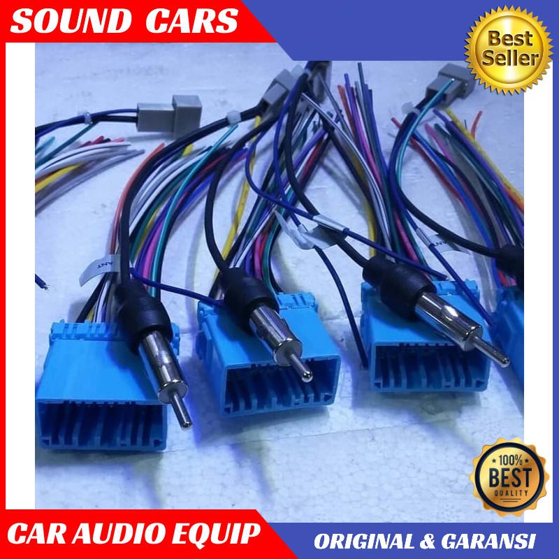 Double din Suzuki APV Ignis Ertiga Splash SANSUI 5202i dan Soket PNP Best Quality Garansi Original
