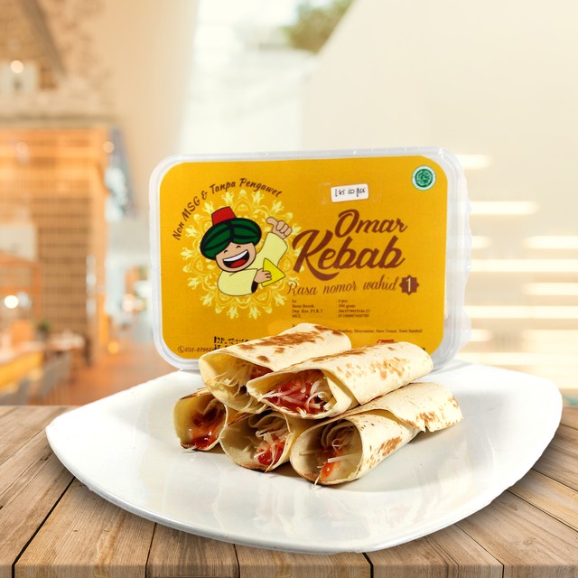 

Kebab Frozen Omar Kebab PREMIUM isi 6 Kebab