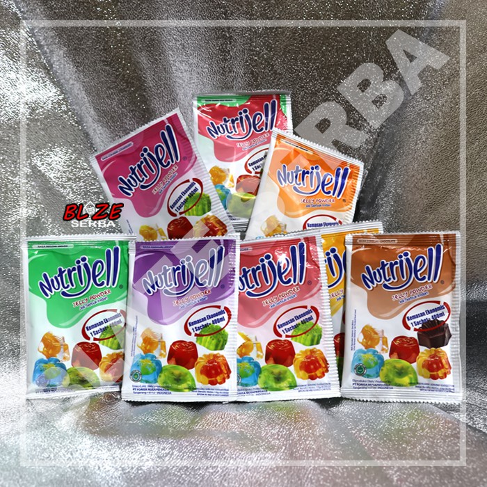 

NUTRIJELL JELLY POWDER JELI SERBUK INSTAN ANEKA RASA /SACHET