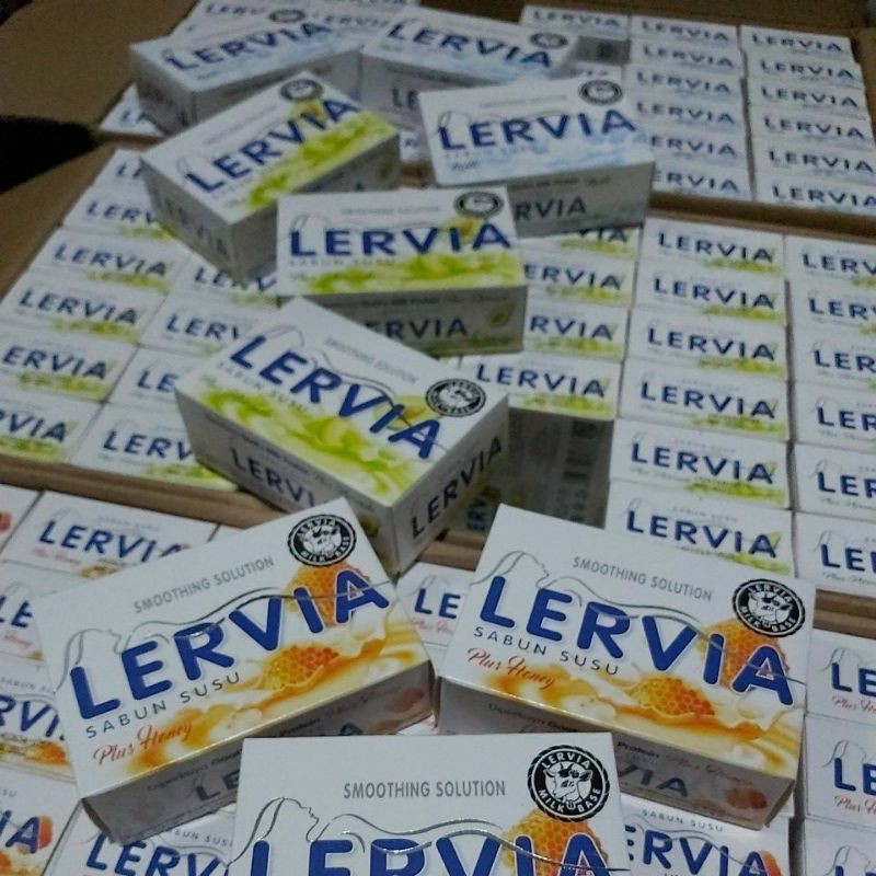 LERVIA 90 GRAM SABUN SUSU BATANG