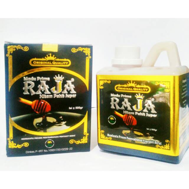 

Madu Hitam Pahit Raja 500gr. Madu Asli Herbal