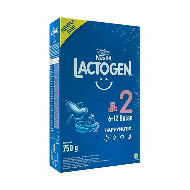 

Lactogen tahap 2 usia 6-12 bulan 750 gram & 1000 gram . expired februari 2023