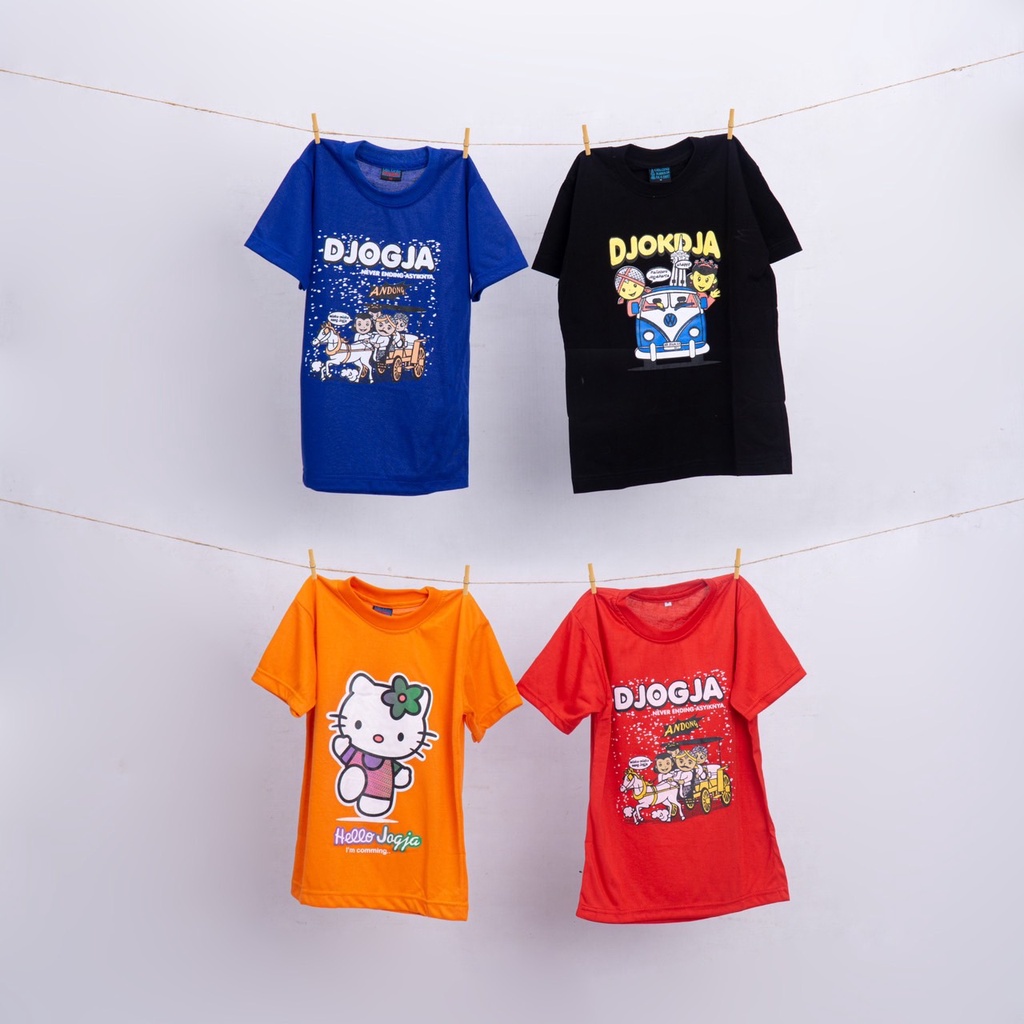 [SUPPLIER] KAOS ANAK JOGJA KATUN  / KAOS ANAK KATUN / KAOS JOGJA / KAOS MALIOBORO / KAOS ANAK