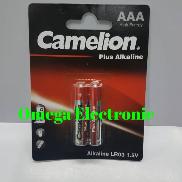 Battery Batre Batere Baterai Camelion A3 AAA LR03 Alkaline 1 5V