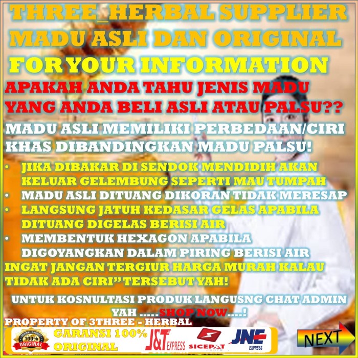 

REVERB MADU MADU MURNI ASLI SUMBAWA ASLI MADU MANIS HERBAL HUTAN MULTIFLORA / MURNI ASLI SUMBAWA SUPER