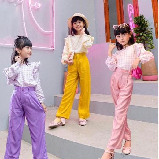 celana HW anak  usia 4-10 tahun | celana anak | highwaist