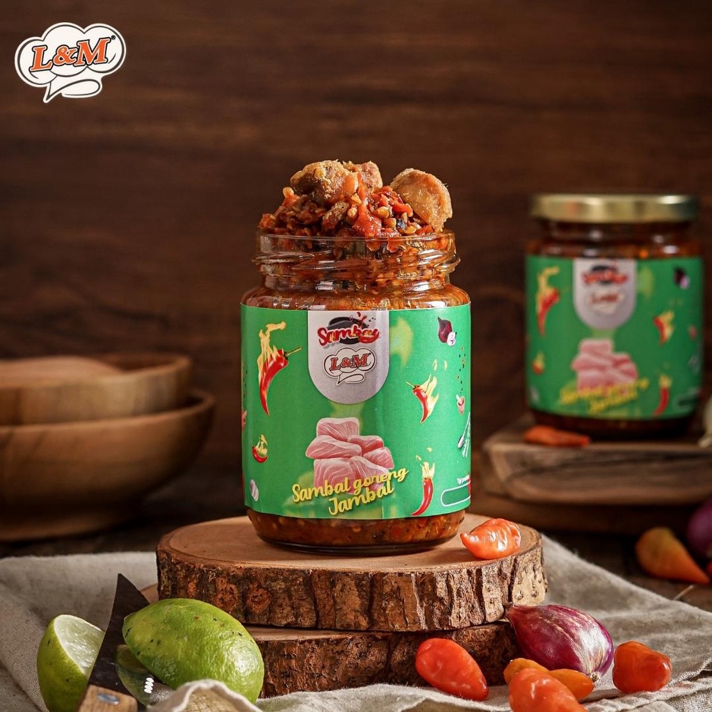 

Sambal Ikan Asin Jambal Roti L&M 200gr