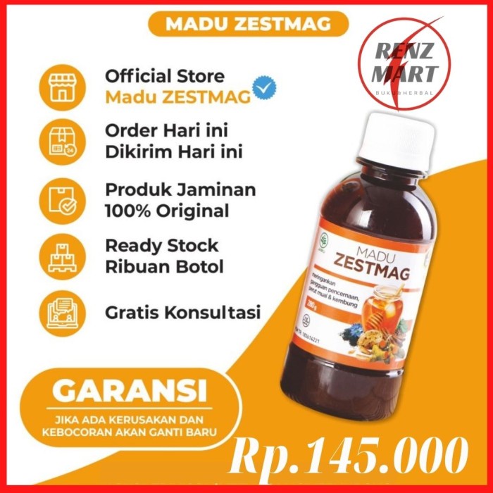 

Asli Madu Zestmag Freshmag Lambung Maag Kronis Gerd Ampuh Reaksi Cepat