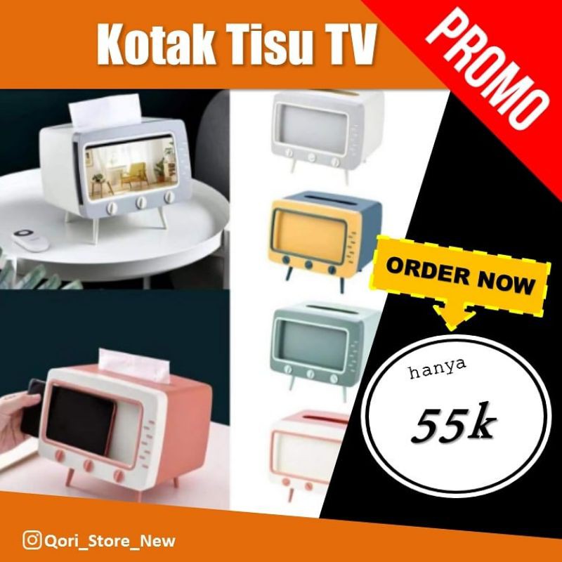 Qori Store - Kotak Tisu TV / Kotak Tisu Unik