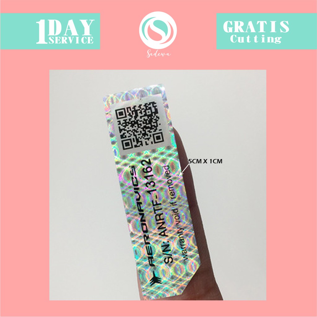 

SPH 5 1-6 Cetak Stiker Hologram Print Sticker Bentuk Persegi Tercepat Termurah