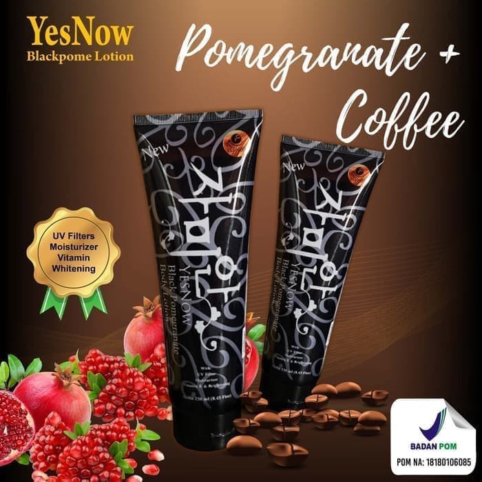 [ YESNOW ] Blackpome - Black Pome - Body Lotion COFFEE - 250 ML BPOM