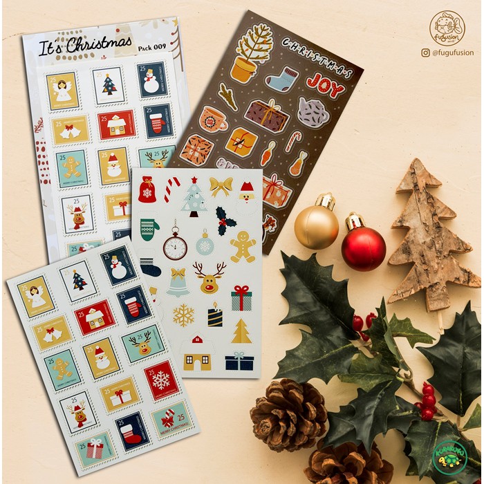 

Sticker / Stiker Deco Aesthetic Pack It’s Christmas 009 Utk Scrapbook, Buku, Diary, Journal, dll