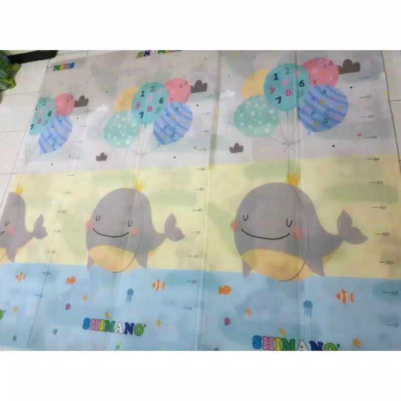 PLAYMAT SHIMANO MATRAS LIPAT ANAK BAYI JUMBO SIZE 200x180CM KARPET LIPAT MATRAS BAYI PLAYMATE KARPET Sugarbaby Foldable Baby Playmat (Nature Series) / Playmat Lipat Anak / Karpet Lipat Bayi / Matras Bayi PLAYMAT KARPET LIPAT MATRAS BAYI PLAYMATE KARPET-Ballon