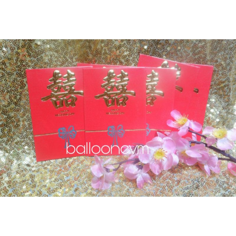 

Angpao Wedding isi 6 lembar / Angpao shuangxi doubble happiness