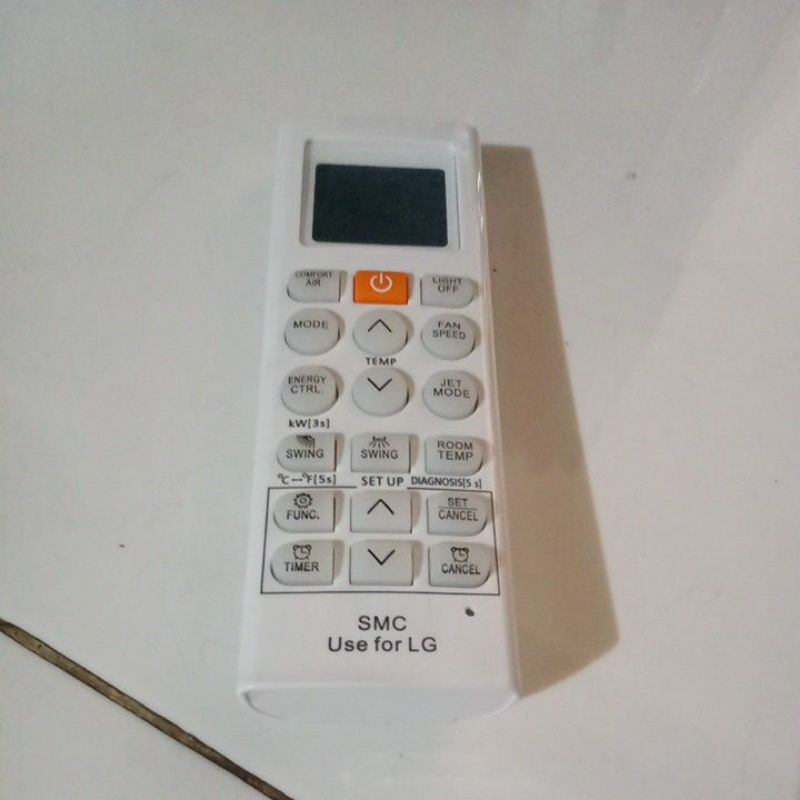 Remote ac LG setengah sampai 1 pk