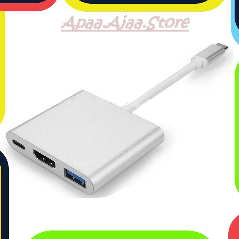 Bayar Ditempat Besiuni USB Type C 3.1 to USB 3.0 HDMI USB Type C - hpq1034