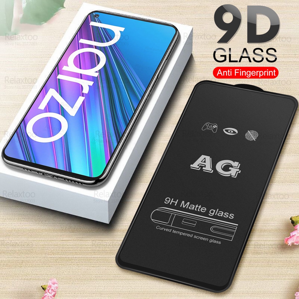 Pelindung Layar Tempered Glass 9d Frosted Matte Untuk Redmi 7 8 9 A Note 8 9 10 Pro Max 9 10 T S 9C 9AT 8T K30 40 20 Pro