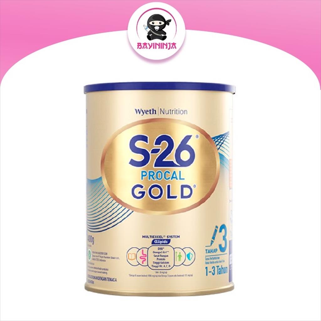 S26 PROCAL Gold 3 Vanila Susu Tin 400 g