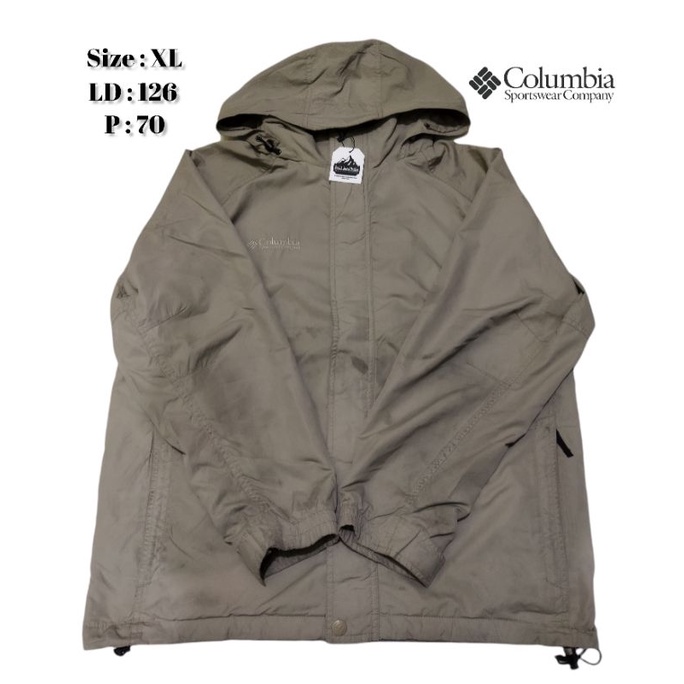jaket outdoor second columbia size xl