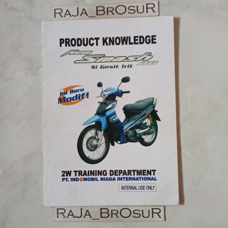Buku Product Knowledge Suzuki Smash/Suzuki New Smash110/Suzuki Smash New