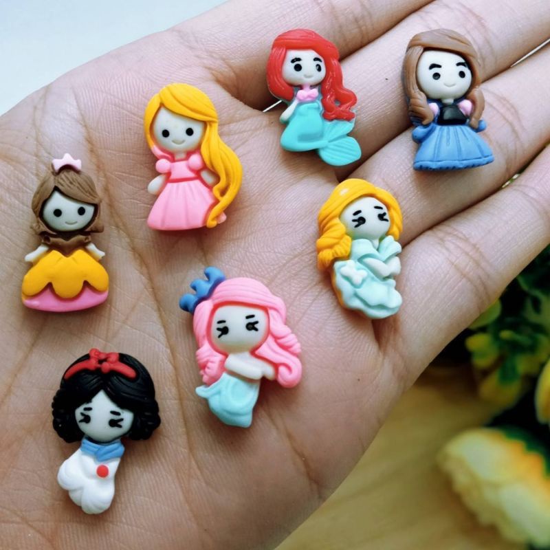 Clay Resin Karakter Princess Clay Lucu Resin