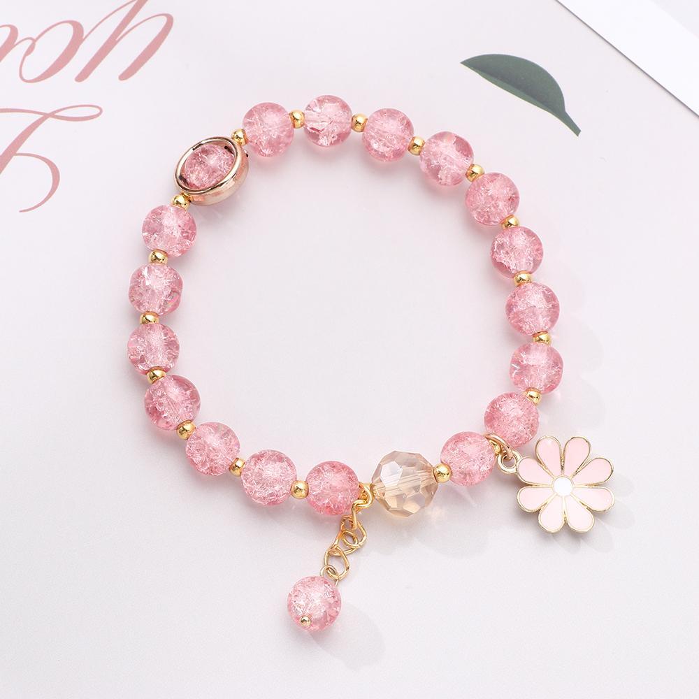 Lily Daisy Kecil Gelang Wanita Baru Tangan Rantai Fashion Perhiasan Pesona Manset Bangles