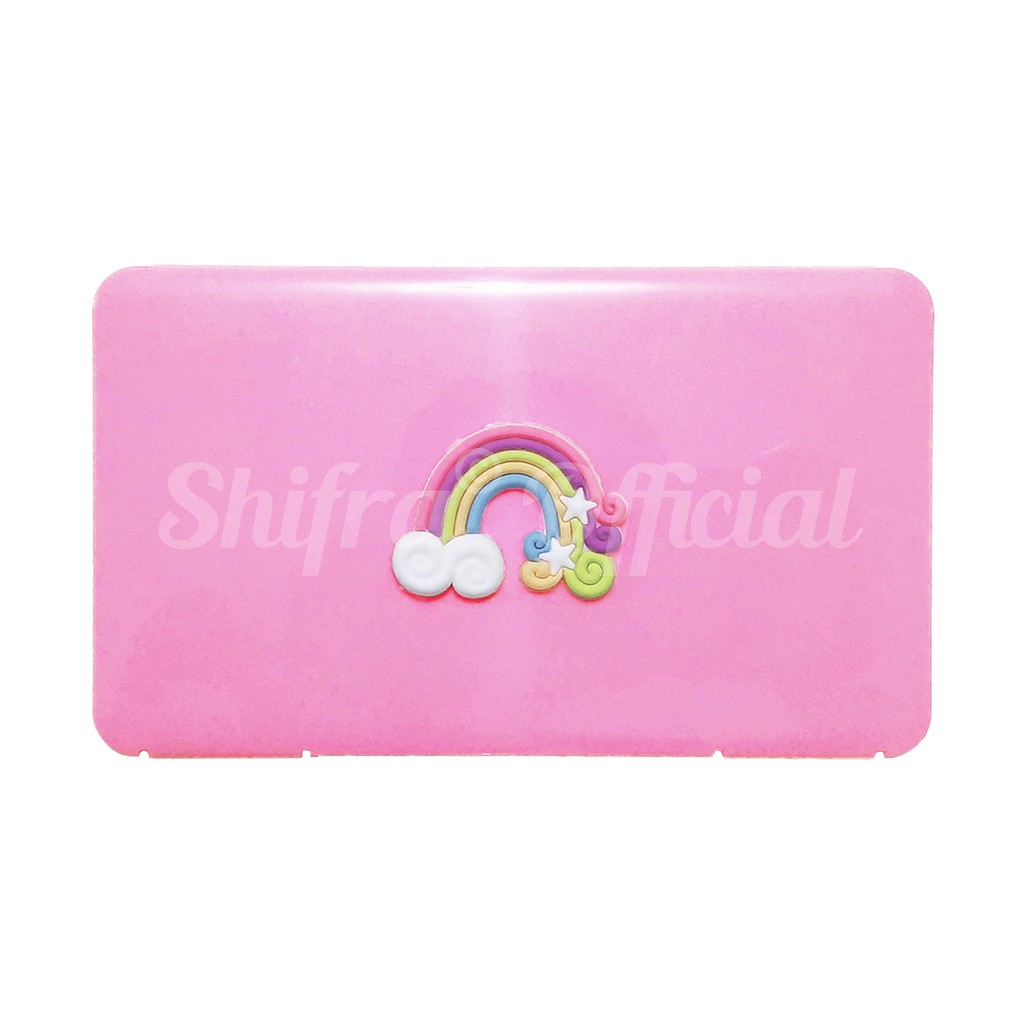 TEMPAT MASKER DOMPET MASKER PLASTIK MIKA GAMBAR LUCU SHIFRA