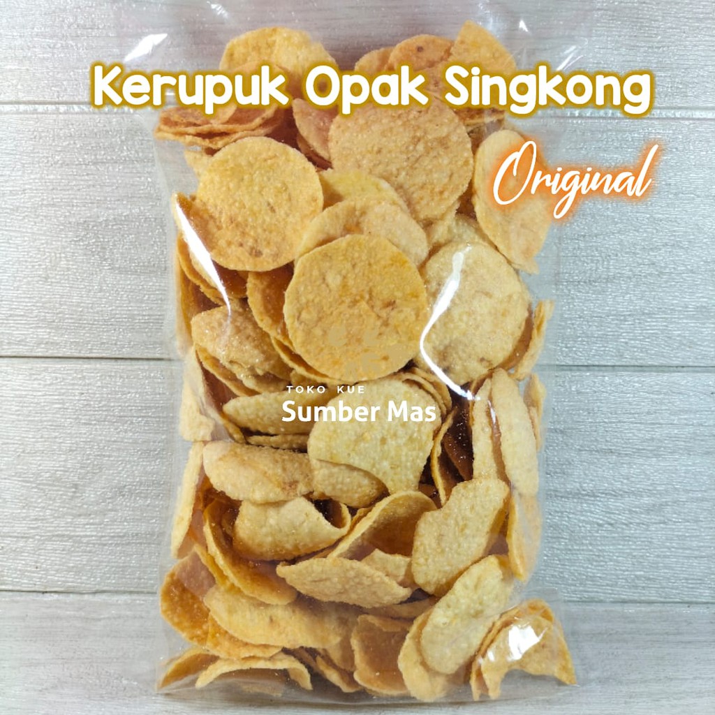 OPAK 250 gr / KERIPIK OPAK / CEMILAN RINGAN / makanan ringan kiloan