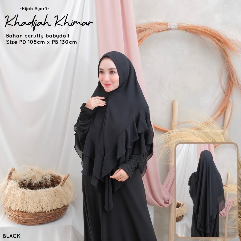 Khimar Syar'i Khadijah Hijab Instan