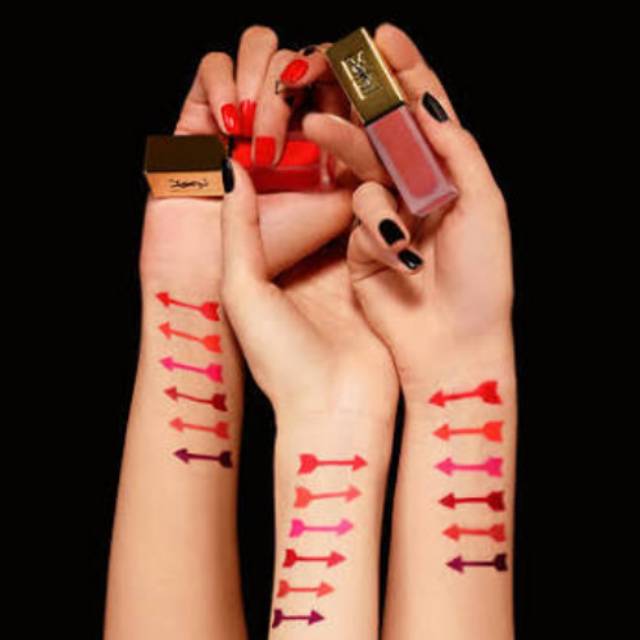 100 ori YSL  tatouage couture matte stain lipstick full 
