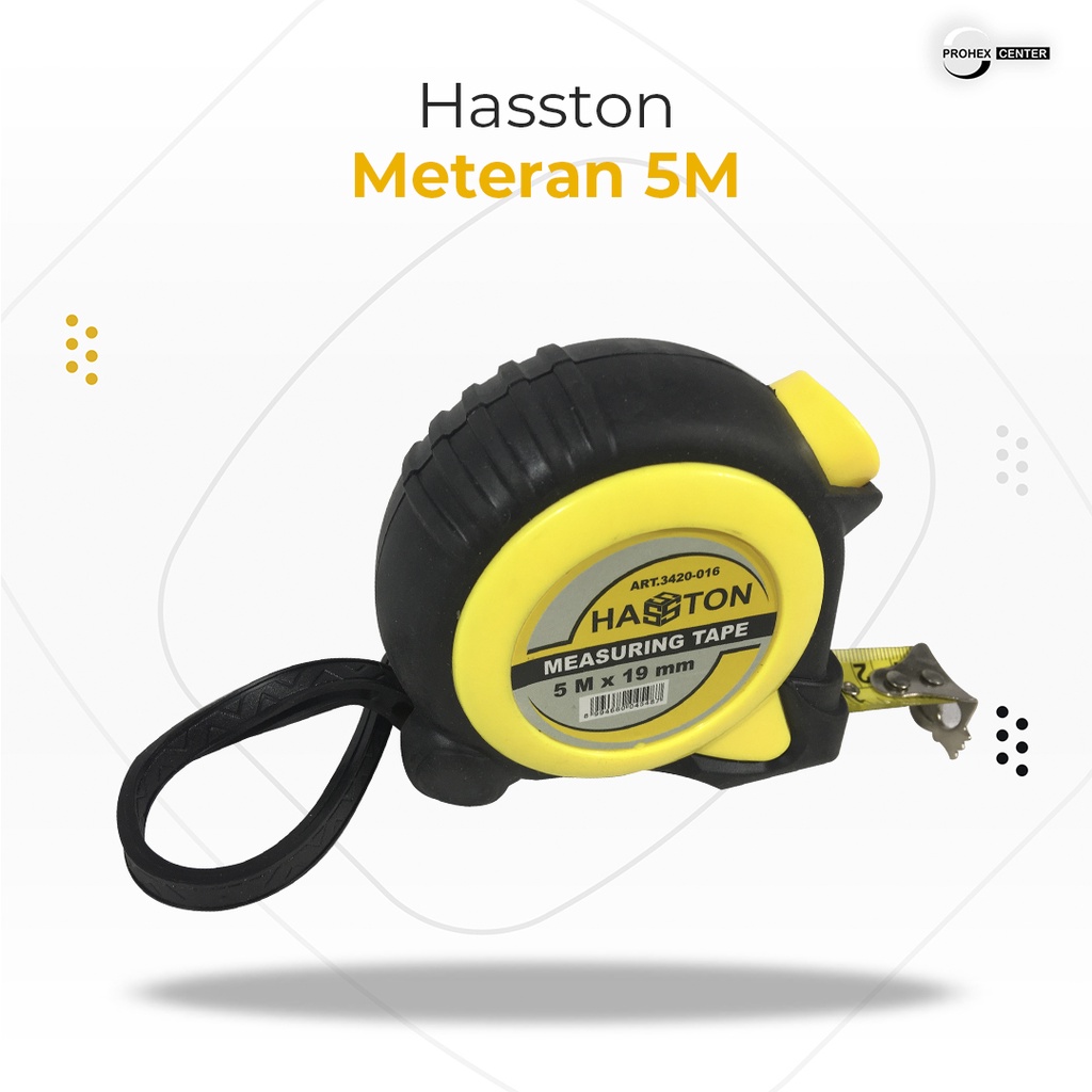 HASSTON Rol Meter 5 x 19 Karet (3420-016)