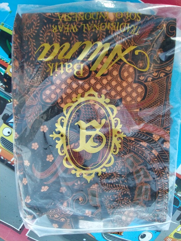 Batik Pria Lengan Panjang Furing Aluna Batik Premium Solo Pcw 090