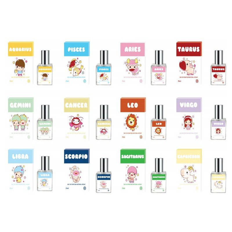 Kanzo - Parfum Zodiak 15ml / Parfum Zodiak Miniso 15ml Premium / Parfum Zodiak Gen Multi 15ml