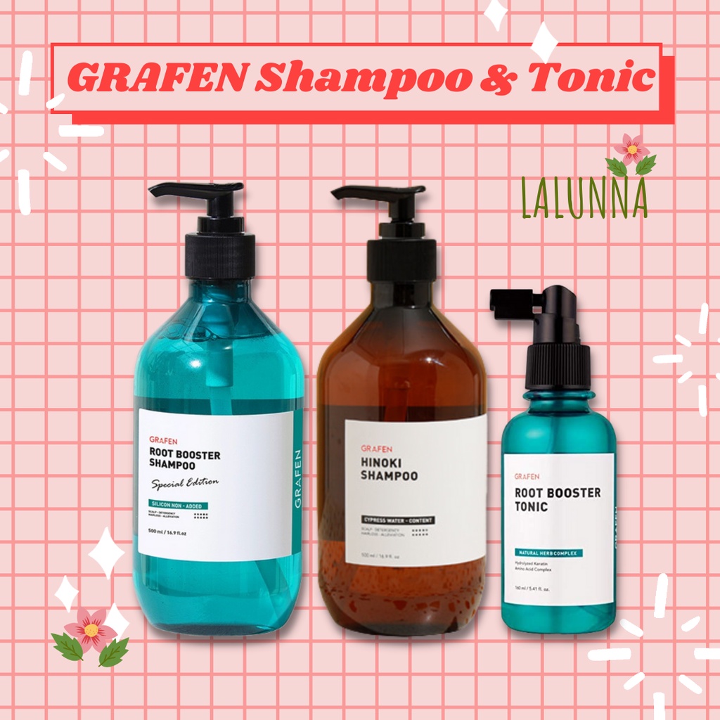 Jual GRAFEN Root Booster Booster Shampoo Hair loss 500 ML / Hinoki