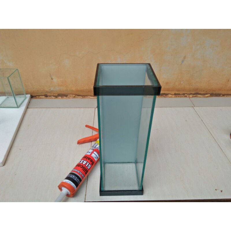 JANTUR IKAN CUPANG ukuran 12x12x35 soliter cupang soliter mini soliter selfie aquarium cupang