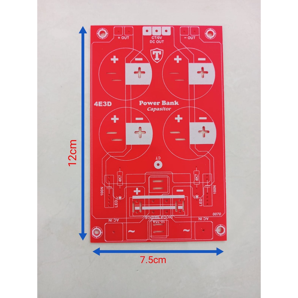 PCB PSU 4 ELCO Pcb power bank Capasitor elcho 4 pcb elco 4 4E3D