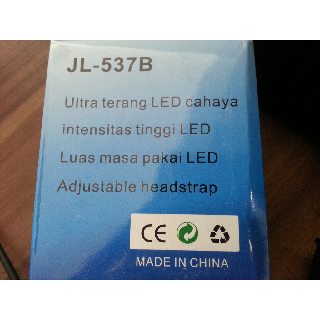 Senter Kepala Baterai LED Super Terang 5W merk Jinlong JL-537B