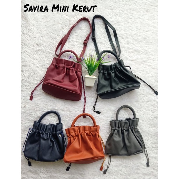 Tas terbaru//Tas kekinian//Tas serut//Slingbag//Tas Mini//Savira mini serut