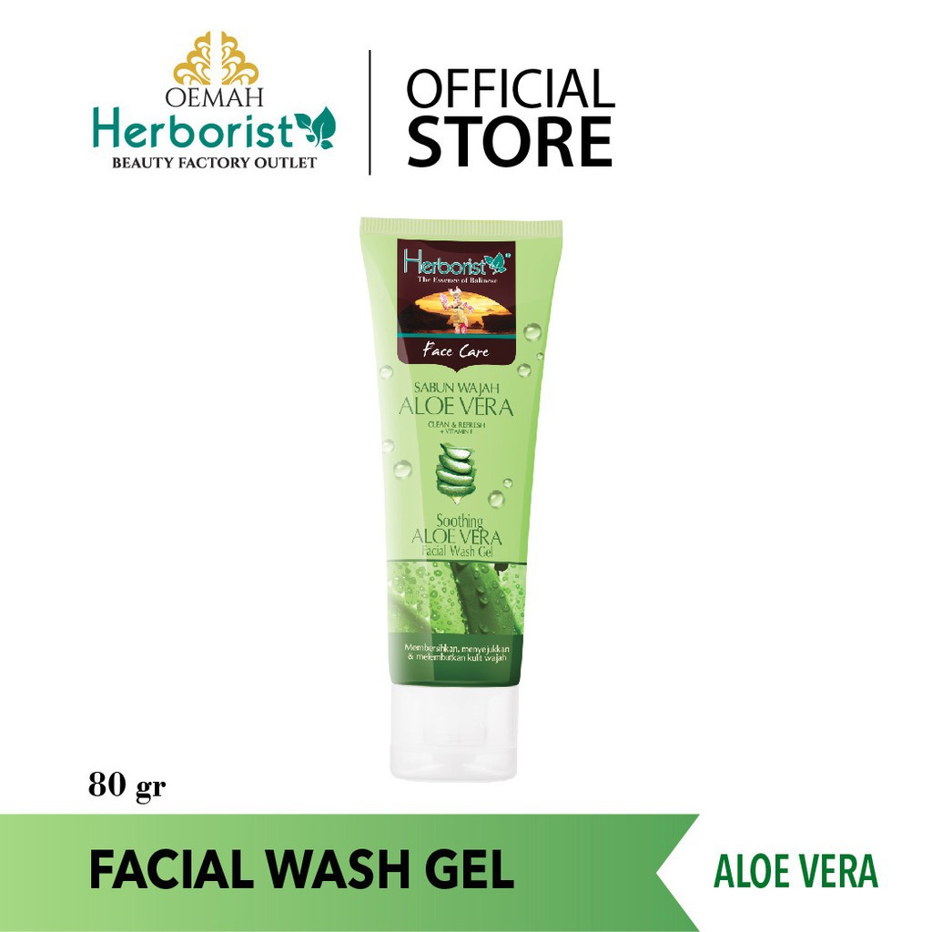 HERBORIST SABUN WAJAH ALOE VERA 80 GR @MJ