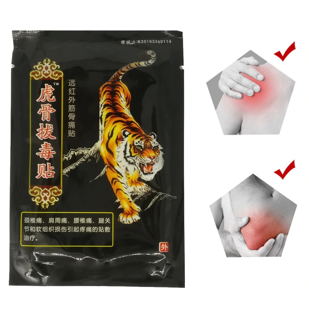 Ready Stock 16pcs Tiger Balm Chinese Herbs Medical Plaster For Joint Pain Back Medical Patches Shopee Indonesia