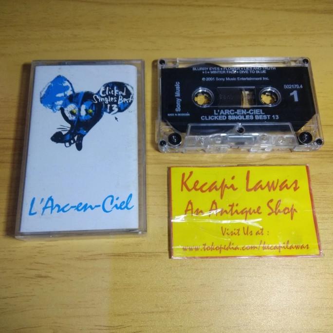 Kaset Musik Original L Arc En Ciel Clicked Singled Best 13 Seken Mulus
