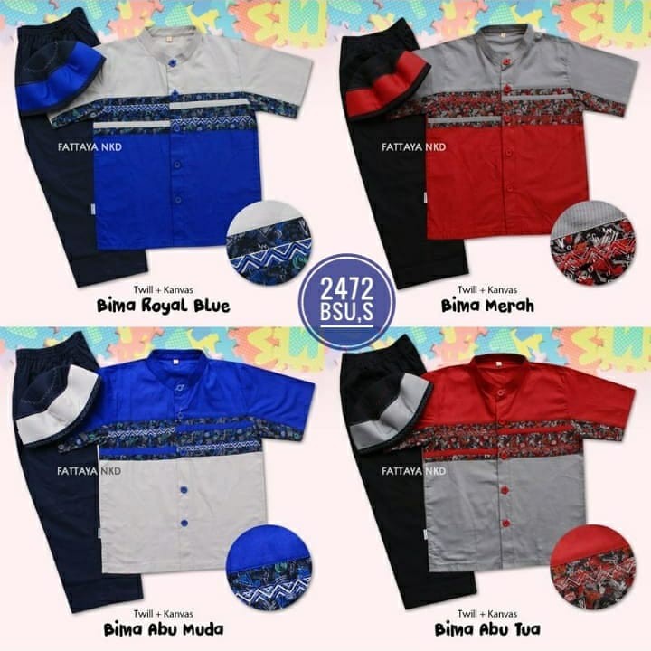 BAJU KOKO ANAK COWOK MURAH SEIRES BIMA ROYAL by FATAYA