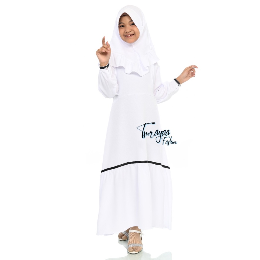 Other Gamis putih anak Gamis anak Set Hijab Gamis anak kekinian Gamis anak Terbaru 2021