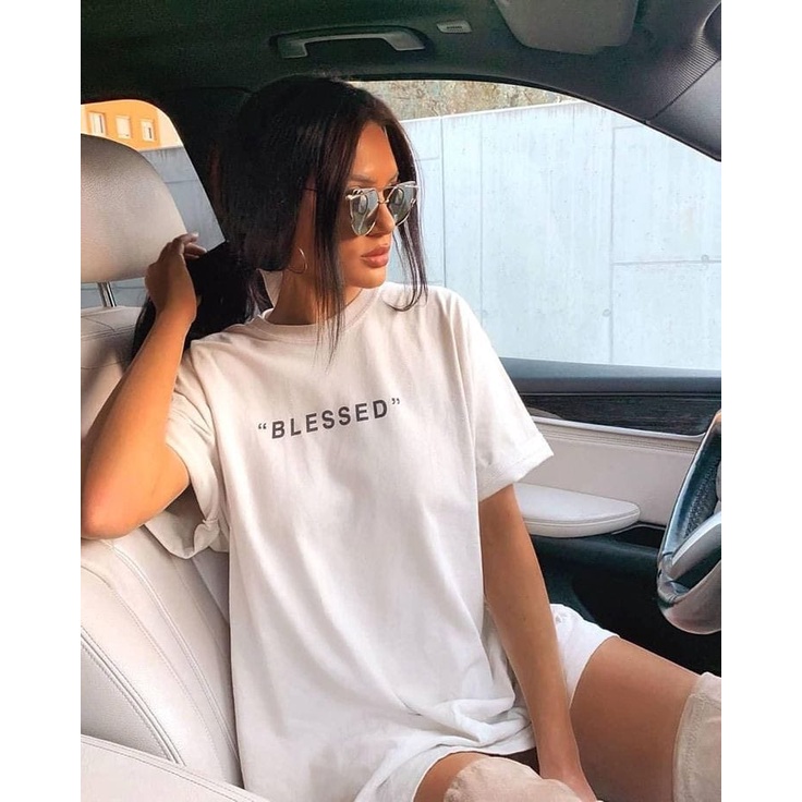 MYSTIQUE.ID - BAJU KAOS BLESSED LUCU DAN AESTHETIC