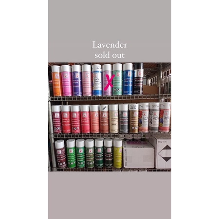 design master pilox bunga orange biru pink glow purple perfect pink