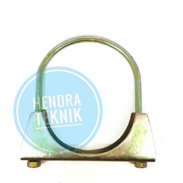 KLEM KNALPOT 4" EXHAUST CLAMP U BOLT 4 INCI KLEM U GALVANIZED 4 DIM