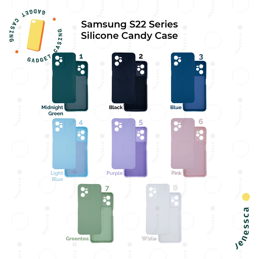 Casing Samsung S22/S22 Plus/Ultra Silicone Candy Soft Case